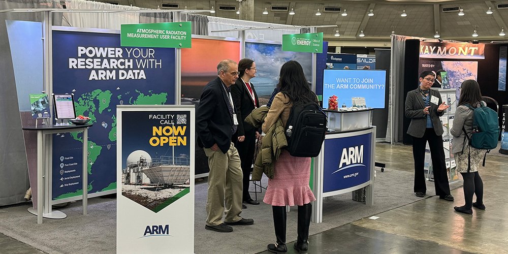 At the @ametsoc Annual Meeting, a range of presenters—from students to professionals—gave talks highlighting #ARMdata and capabilities | @doescience #ARMAMS #DOEClimateScience #ASRnews | bit.ly/3TmUmKh