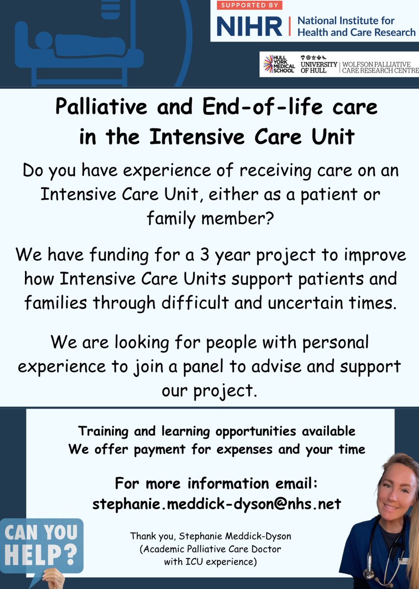 Are you an ex-ICU patient or family member? Can you help with this project?