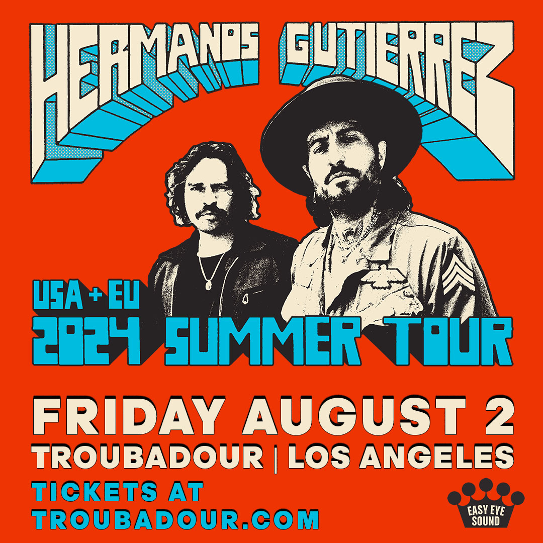 JUST ANNOUNCED: @HermanosGMusic Friday, August 2nd ❤️🩵 Grab tickets this Friday at 10am pst!