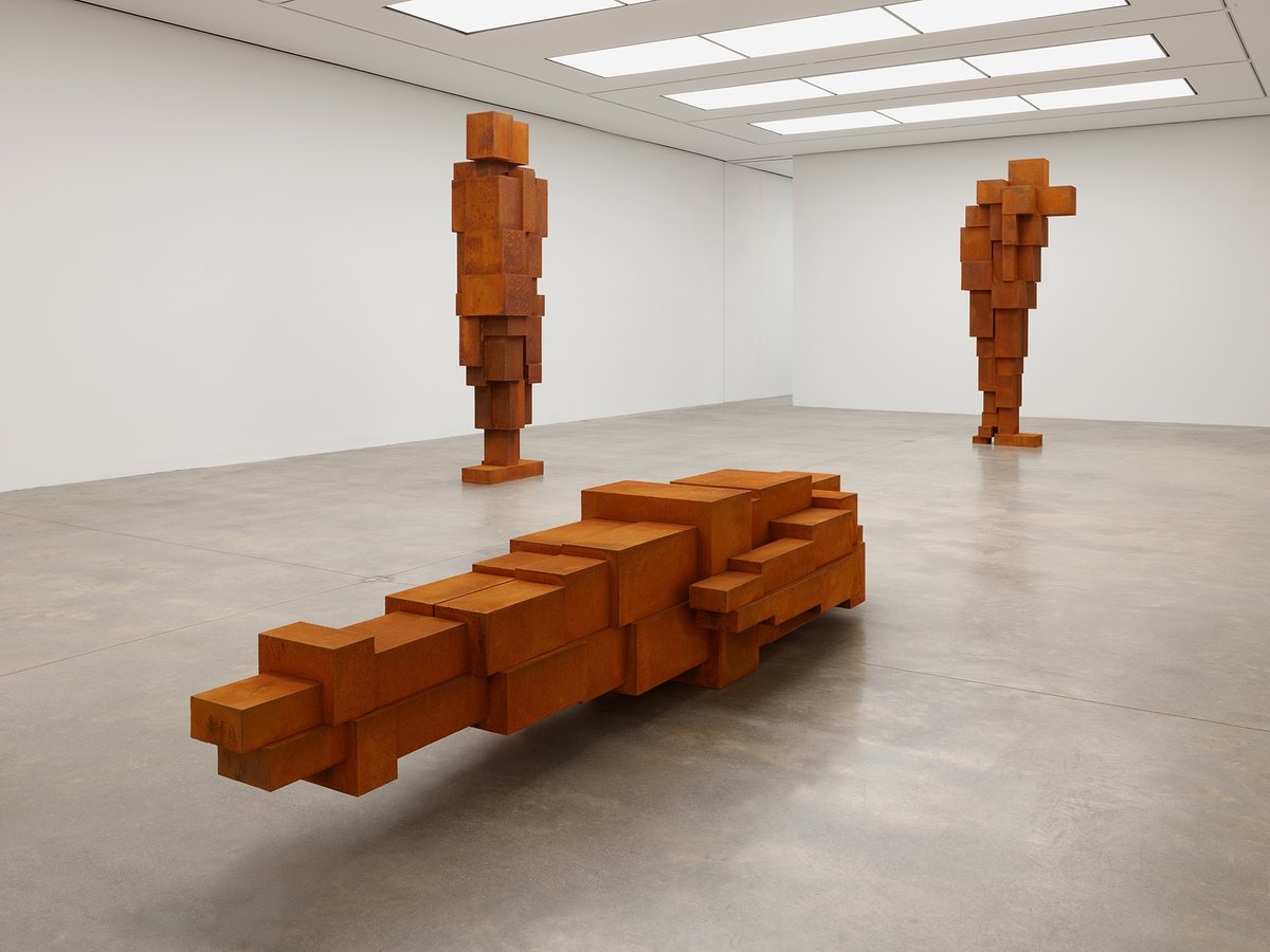 Now Open: #AntonyGormley ‘AERIAL’ at White Cube New York (until 15 June 2024)

In this exhibition, the artist considers sculpture as an instrument for proprioception – the body’s innate capacity to sense and perceive its position, movements and orientation in relation to itself