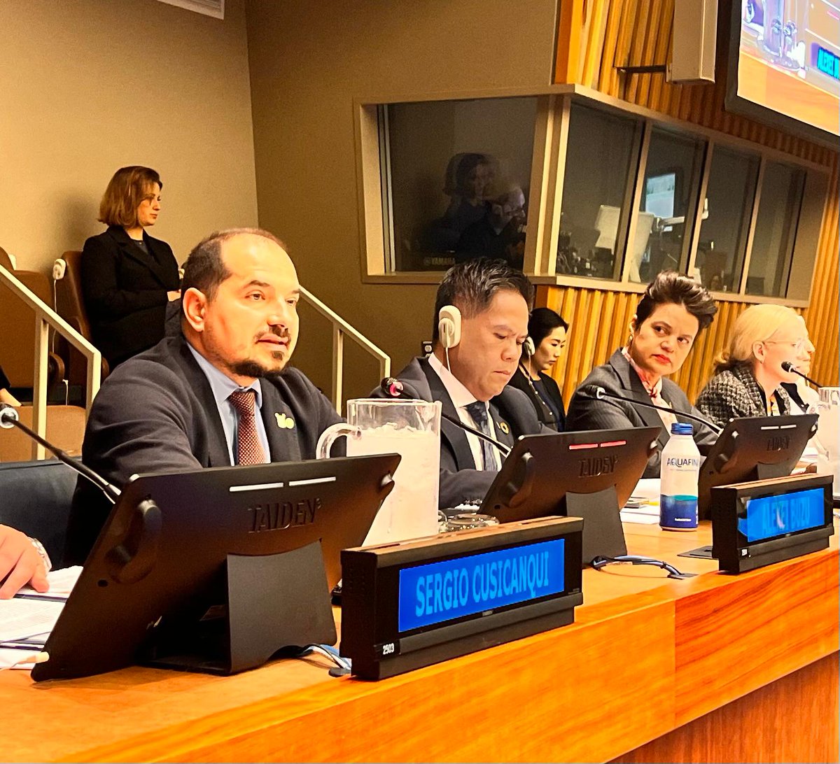 'We need the political will to do more, we need to move faster, and we need to have bolder commitments given the challenges we face.' -Alexei Buzu, #Moldova's Minister of Labour & Social Protection, briefs #CPD57 about the outcomes of #ICPD30 review for the wider European region