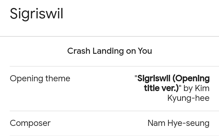 bnjnkshkjw's tweet photo. OMGGG, Kim Kyung-hee is also the one who sang the opening theme of Crash Landing On You! Daebak!
CLOY 🍀 QoT
#CrashLandingOnYou
#HyunBin
#SonYeJin
#Dooly #BinJin
#QueenOfTears
#KimSooHyun
#KimJiWon
#BaekHong #SooWon https://t.co/0brTpNAdjV