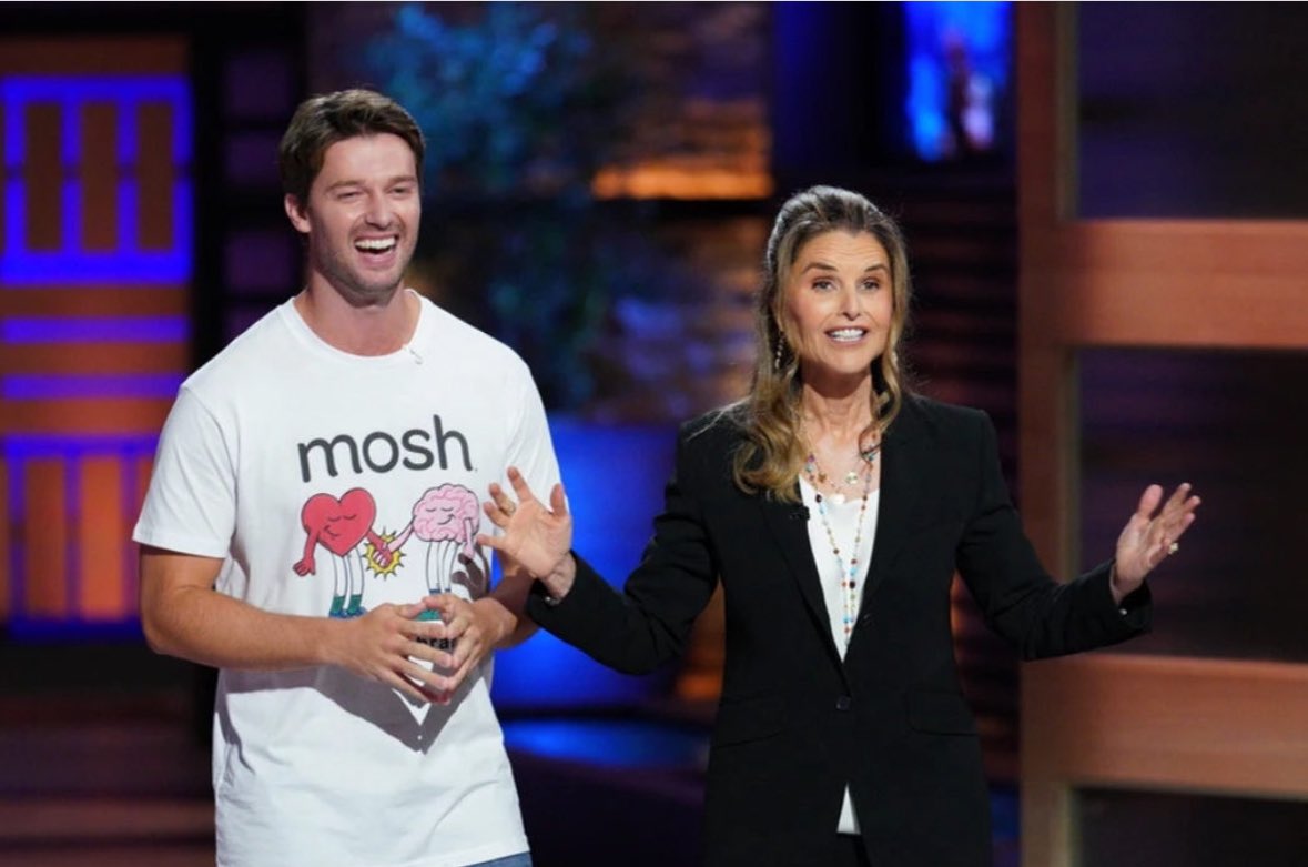 The secret’s out! @PSchwarzenegger and I are headed to the tank… the @ABCSharkTank this Friday! Join us to see if @mosh_life snags a deal with your favorite shark, if we can get our brain healthy bars in more hands, and if can raise awareness about Alzheimer’s. Will you be