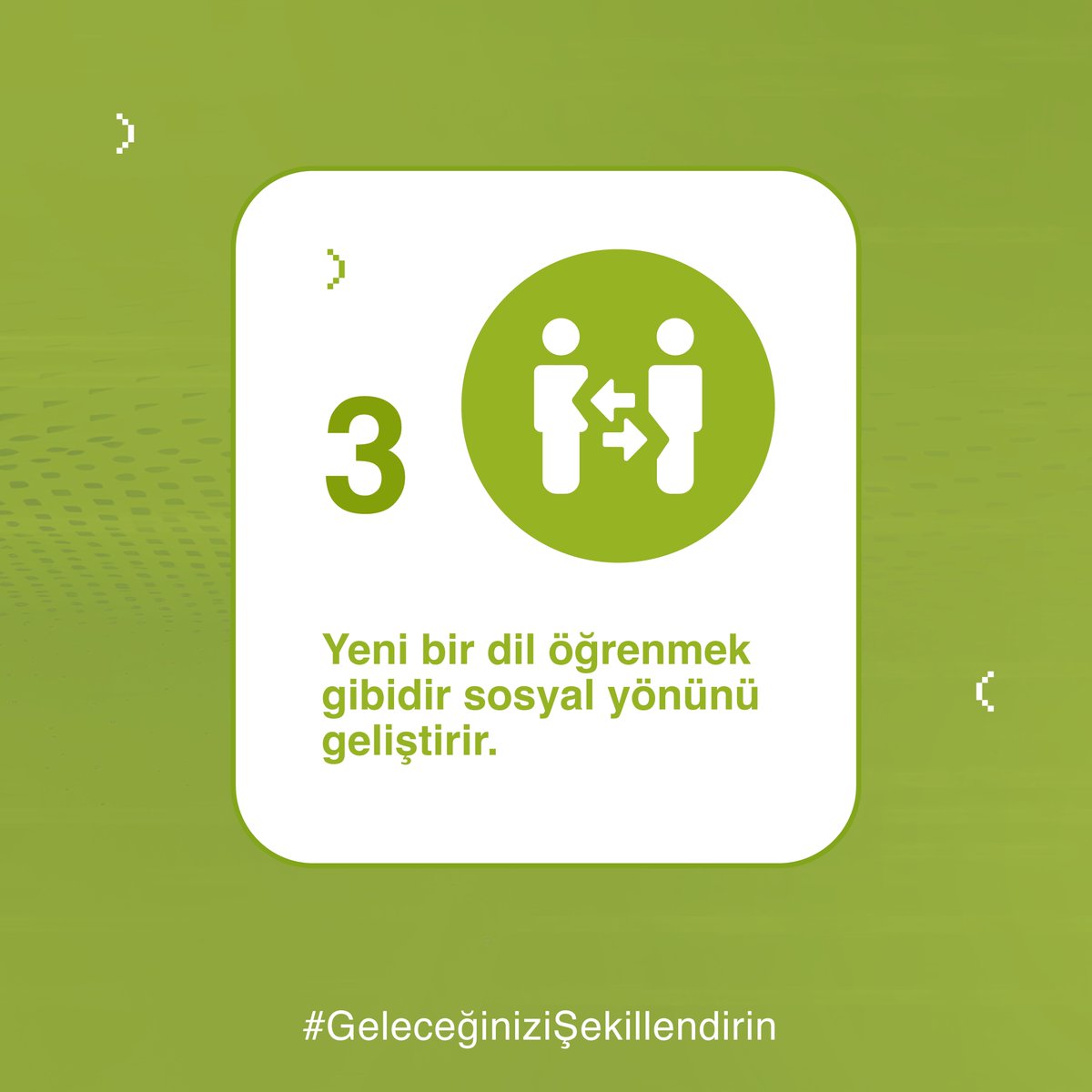 🖥️ Bilişim Haftası'nda gençler için kodlama öğrenmenin önemine dair 3 temel sebep ile sizlerleyiz. 💻
Teknolojik ilerlemeyi yönlendirmek, problem çözme yeteneklerini güçlendirmek ve kariyer fırsatlarını artırmak için geleceğin dilini mutlaka öğrenin! Geleceğinizi şekillendirin!