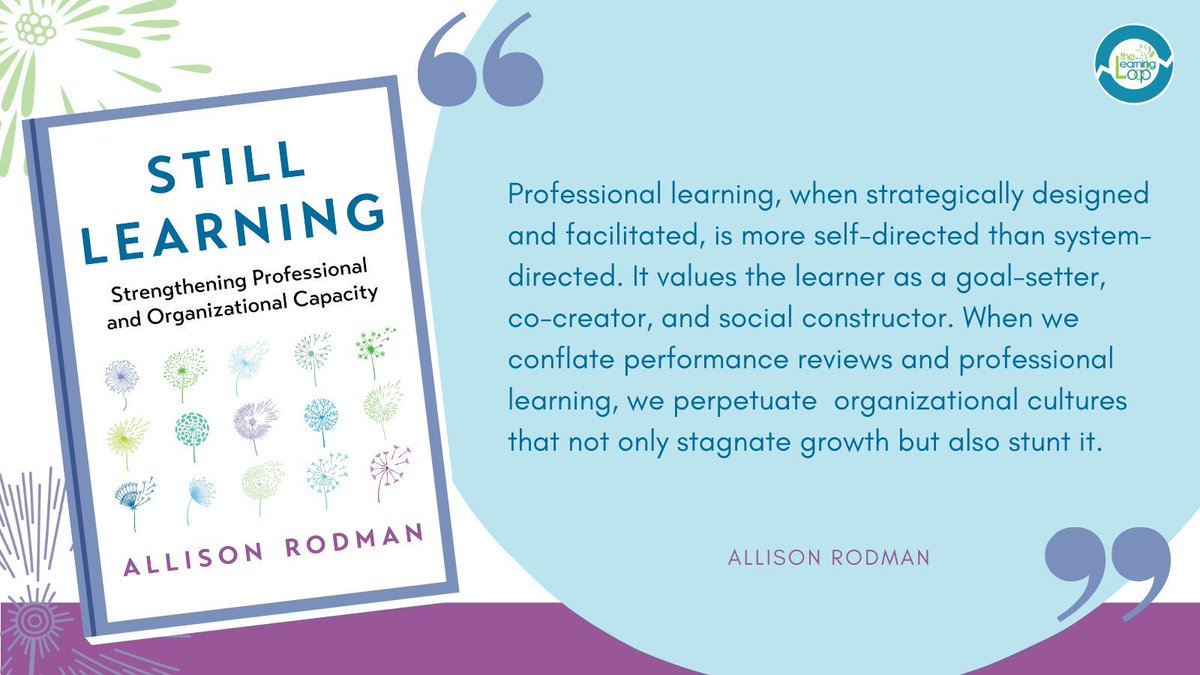 💡 How are you designing professional learning to be people-directed rather than system-directed? 

#StillLearning #capacitybuilding #wholeeducator #professionalgrowth #professionallearning #personalgrowth