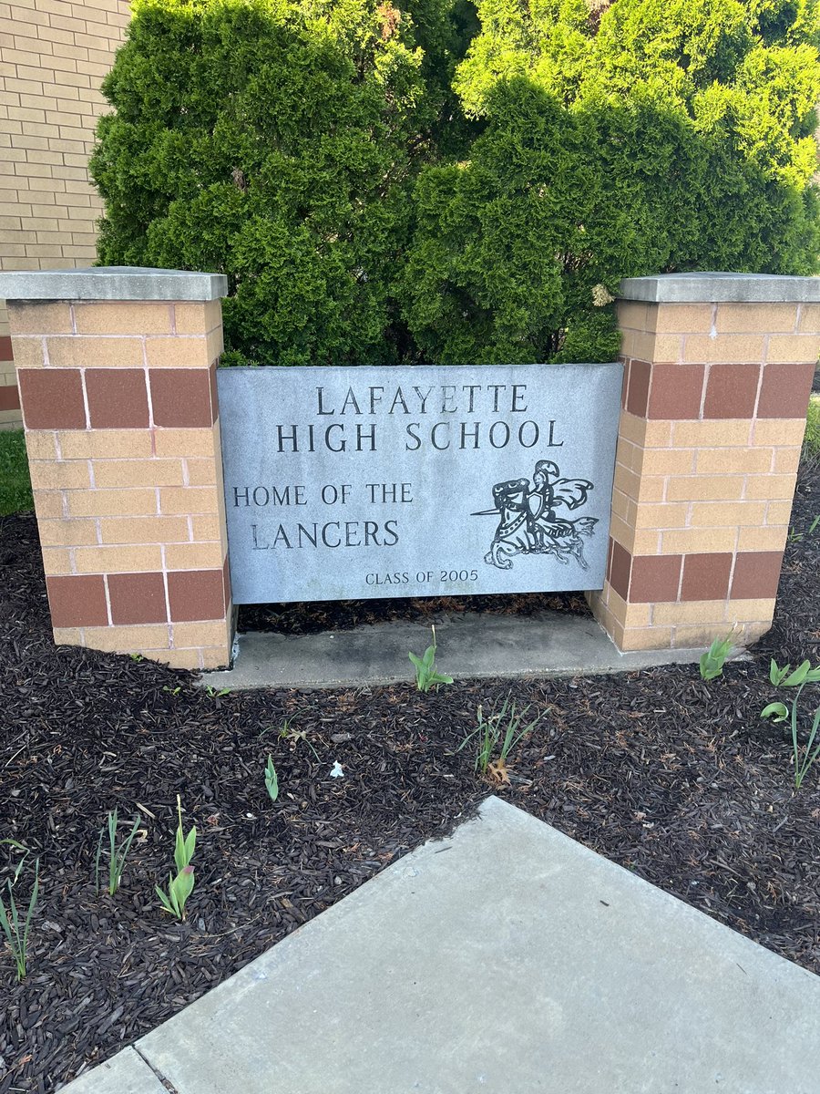 Great getting out to talk with Coach Manne this morning! Looking forward to seeing a big year from @LHS_Lancer_FB