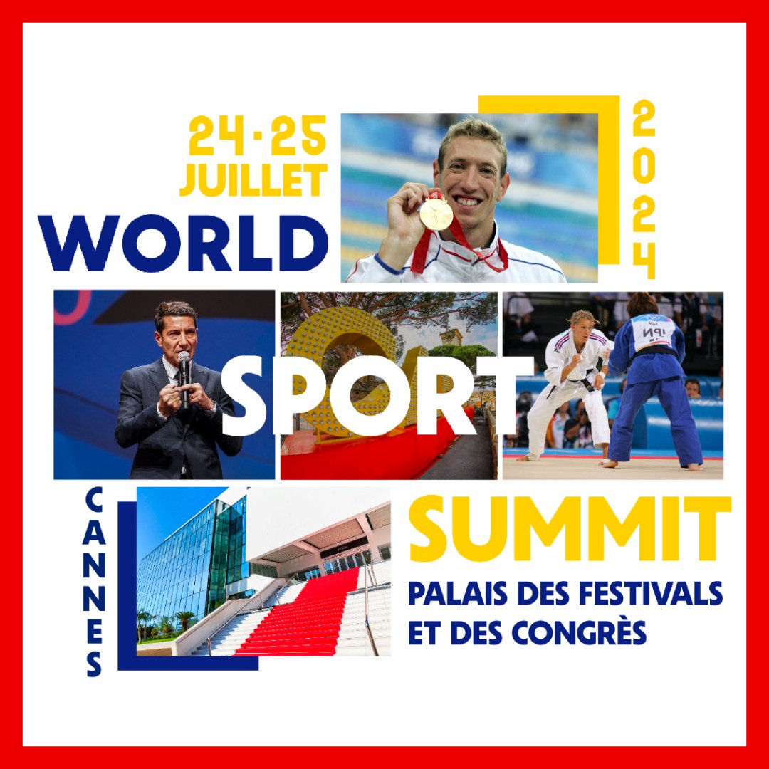 ⛹️ @villecannes accueillera le World Sport Summit au Palais des Festivals et des Congrès ! Cet événement exclusif se tiendra juste avant les Jeux Olympiques et réunira près de 200 participants : des acteurs clés du monde du sport, des dirigeants d'entreprises, des médias, des…