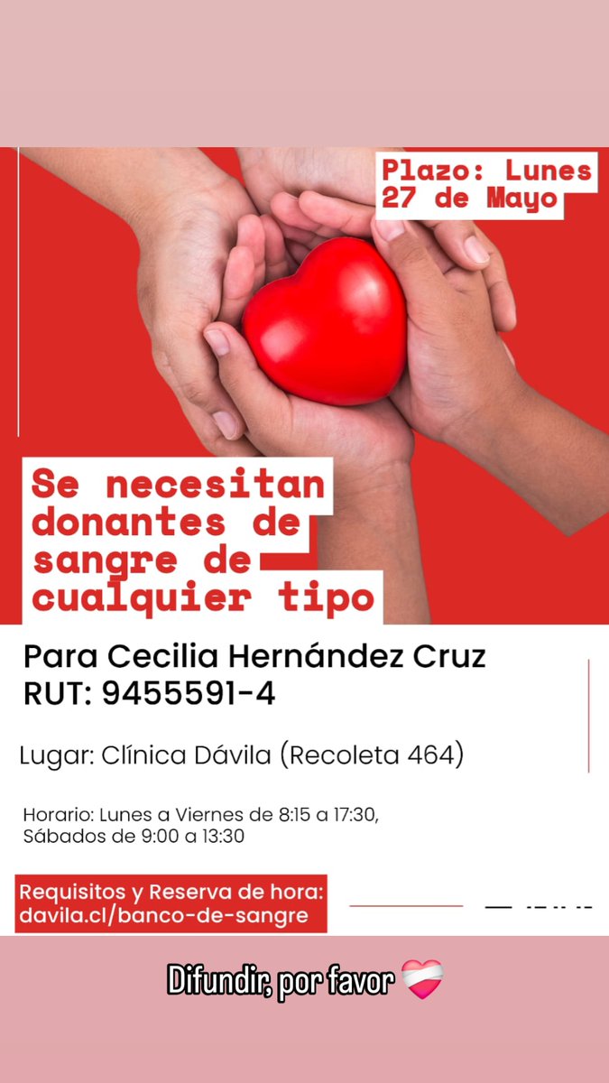 ConnieOfCourse's tweet image. Mi mamá necesita donantes de sangre para una cirugía cardíaca, agradecería mucho la difusión ❤️‍🩹