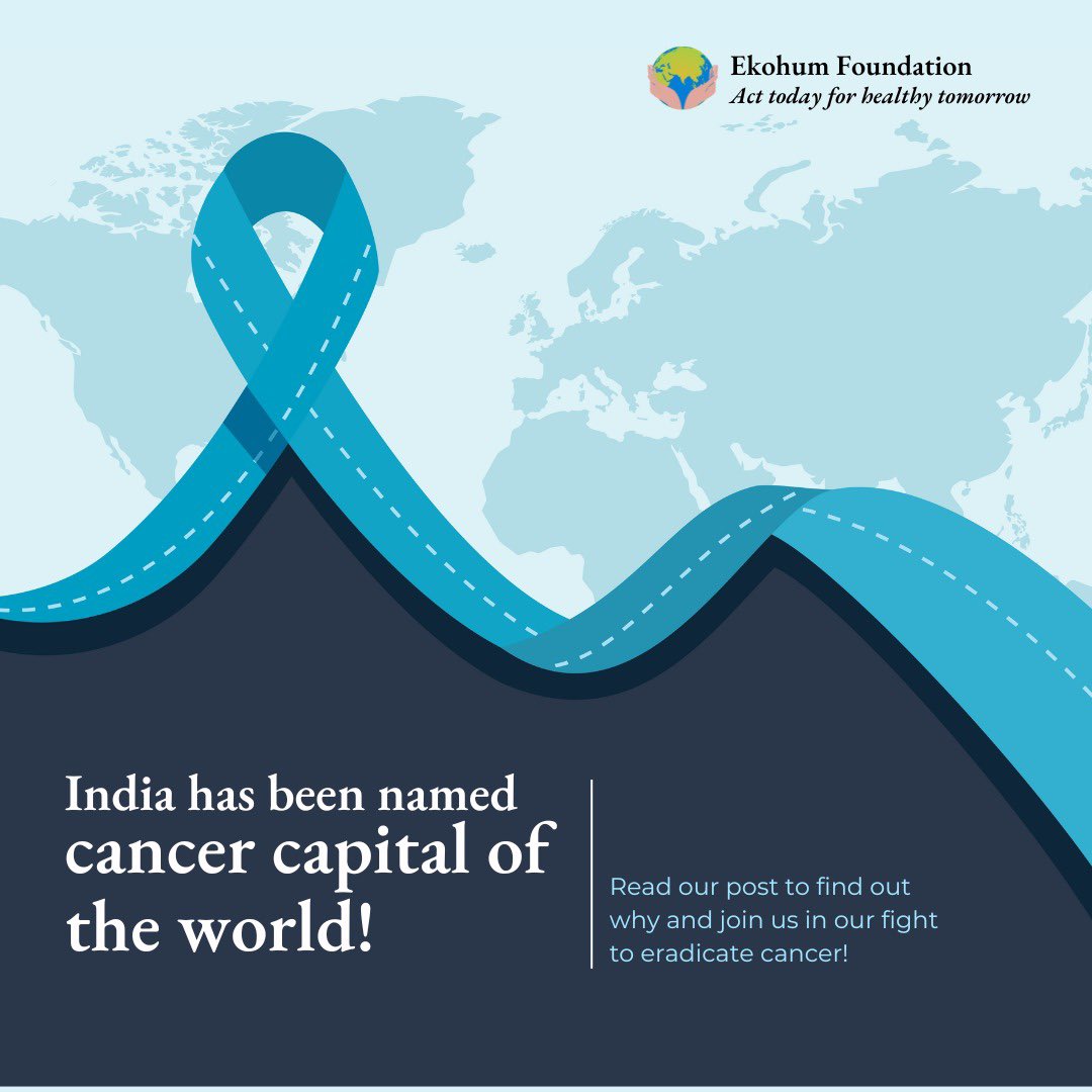 Ekohum_ngo's tweet photo. Alarming Rise in Cancer &amp; Noncommunicable diseases (NCDs): India Needs Action on Health Awareness &amp; Preventative Care 

#WorldHealthDay #BeatCancer
#creatingacancerfreefuture #Ekohum #EkohumFoundation #helpinghands #cancerawareness #Cancer #cancerfoundation #cancercare https://t.co/0FHQdoeyWX