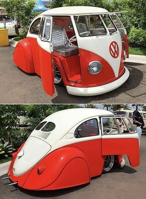 Well I rather like this customised #VW/#Volkswagen Does that make me some kind of #automotive #iconoclast?