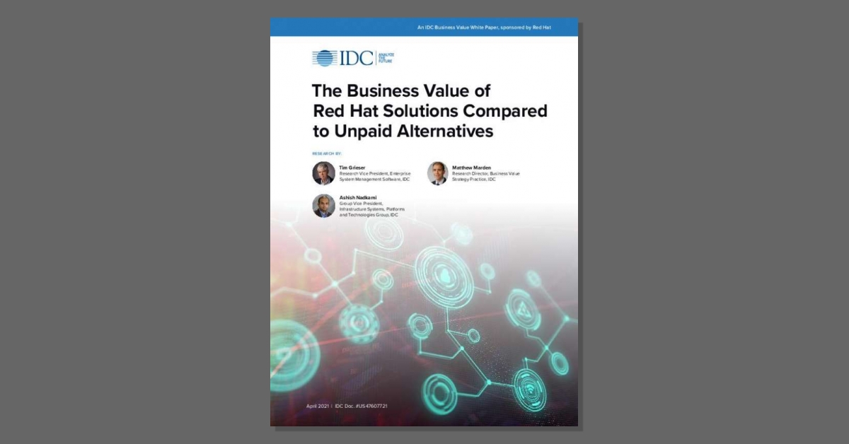 Unpaid apps: 'even when it's free it ain't cheap.' @RedHat subscriptions deliver more efficiency and cost savings. Check the analyst report for details and #MosDef for 🎵.    #ITops stuf.in/bdxhzi