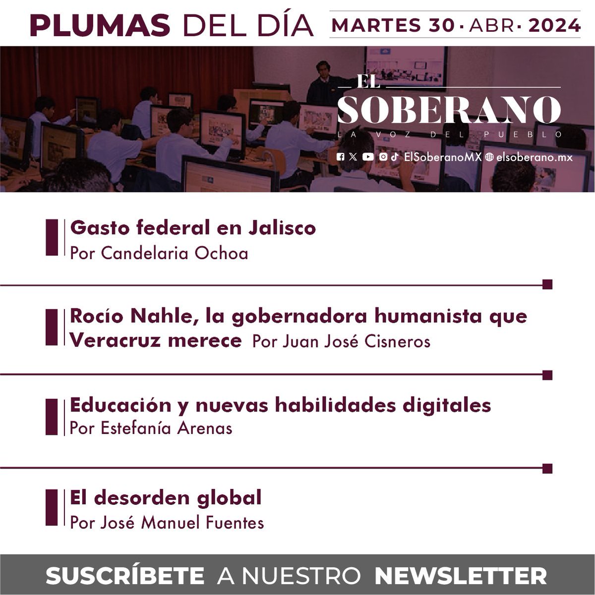 🔴 n9.cl/v0j1x 🔴 n9.cl/kte78 🔴 n9.cl/55zcj 🔴 n9.cl/5u79g 🖋️🇲🇽 Suscríbete a nuestro Newsletter: t.me/elsoberanomx 👉🏼Para más contenido: elsoberano.mx