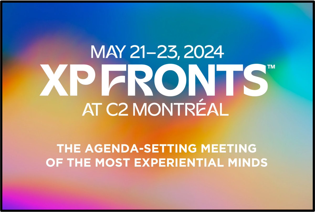 XP Land and C2 Montréal have partnered to create the first ever #experiential upfronts: XP Fronts on 21-23 May. Creatives can expect thought provoking content, insider tours, curated conversations and incredible experiences. More info + registration 👉 bit.ly/4dhNmXc