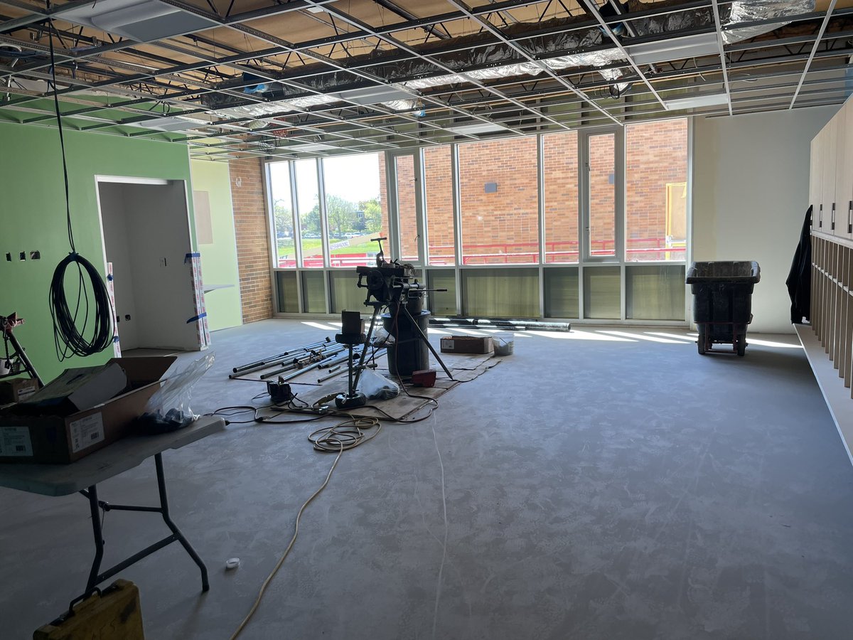 More classroom renovation pictures from <a href="/IndianTrailScho/">Indian Trail School</a>. Can’t wait for the move in next winter! #112leads