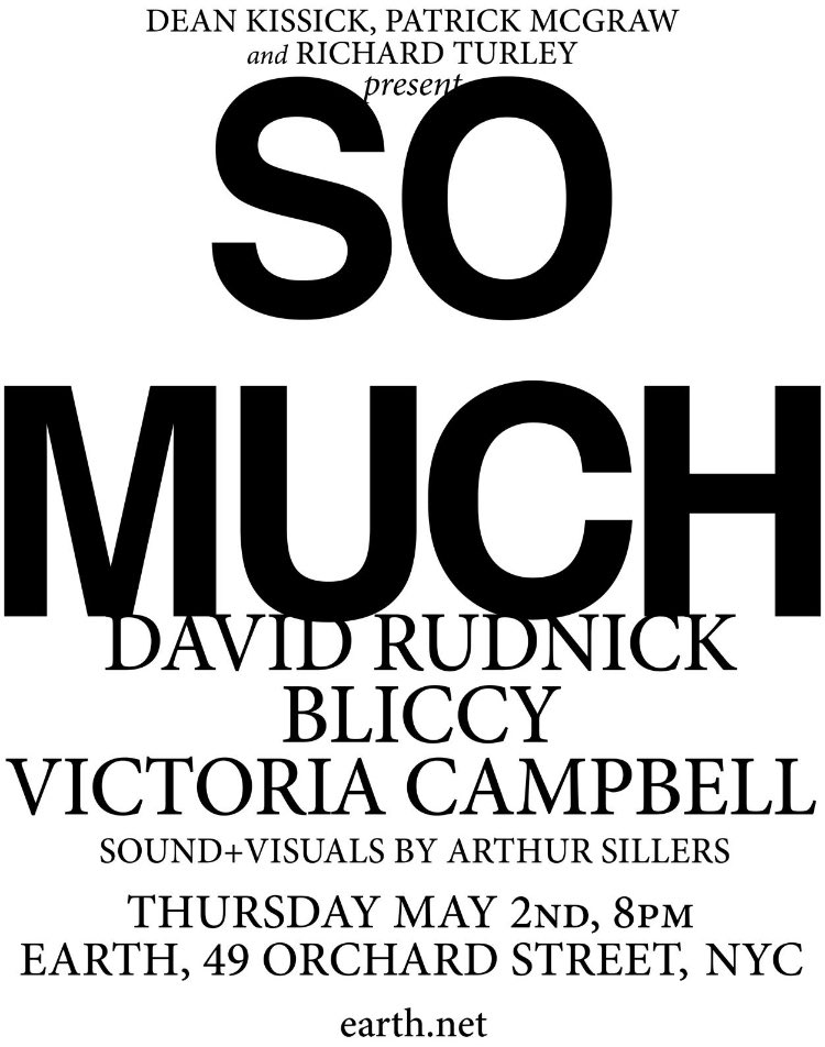 Thursday night LIVE FROM EARTH with DAVID RUDNICK (@David_Rudnick) BLICCY (@bIiccy) VICTORIA CAMPBELL (@sudokant) Doors open 8:00PM Show begins 8:00PM Livestream a few minutes earlier earth.net