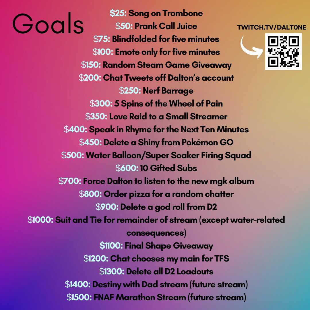 dalt0ne's tweet photo. SATURDAY JUNE 1

ANNOUNCING THE RETURN OF MY 24-HOUR CHARITY STREAM

ATTEMPTING TO RAISE $1,500 FOR PRIDE MONTH 🏳️‍🌈🏳️‍🌈🏳️‍🌈🏳️‍🌈🏳️‍🌈🏳️‍🌈

LOTS OF FUN ACTIVITIES AND DONO GOALS PREPARED

SCHEDULES BELOW, LINK TO ANNOUNCEMENT VID IN REPLIES

SATURDAY JUNE 1 https://t.co/Ie0M53XMZM