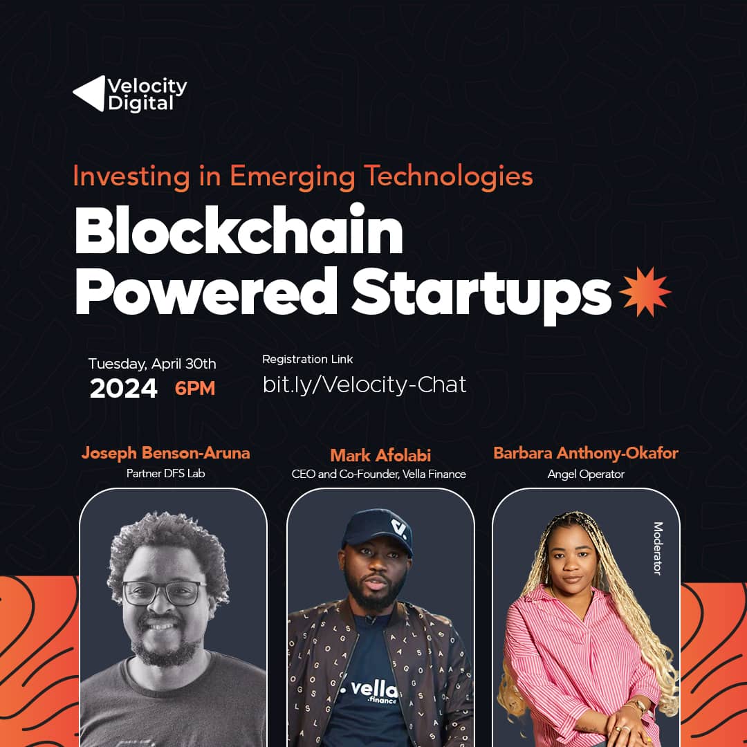 Curious about learning about blockchain powered startups as well as our approach to investing in them? Join our partner @j0sephbens0n and other speakers at this event by @Velocityhq_ happening in a couple of hours. Link to register here ⤵️ docs.google.com/forms/d/e/1FAI…