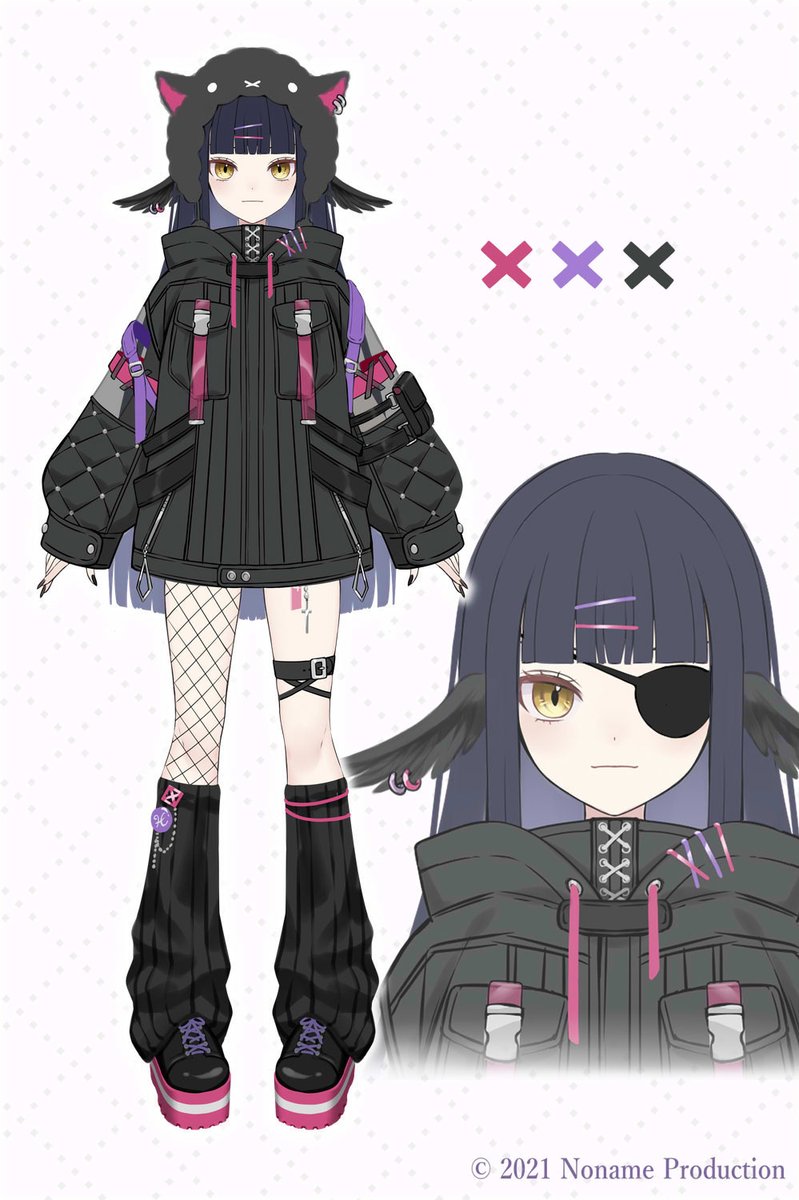 闇乃あびす様の新衣装のデザインをさせていただきました! 細かな ...