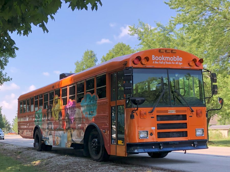 A grant from the Hamilton Heights Educational Foundation funded the wrap for the exterior of Hamilton Heights Bookmobile. The bookmobile brings books to children and adults in Northern Hamilton County and encourages students and adults to keep reading over the summer by providing greater access to books