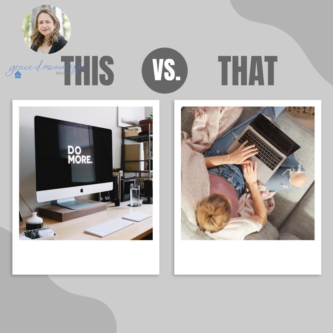 grace_mcauliffe's tweet image. Desktop computer or portable laptop? What’s your choice? #desktopcomputer #laptop #worklife