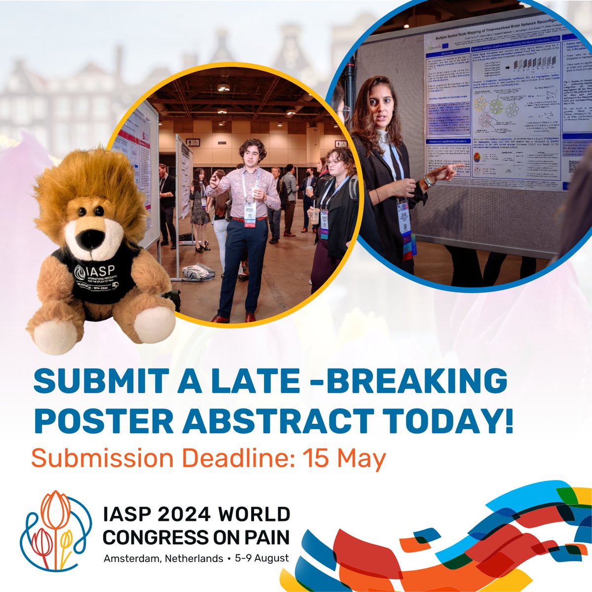 Submit your late-breaking poster abstract for #WC2024 by May 15th. Don't miss this opportunity to contribute to the advancement of pain research and engage with leading scholars in the field. Learn more: bit.ly/3T7Txp4
