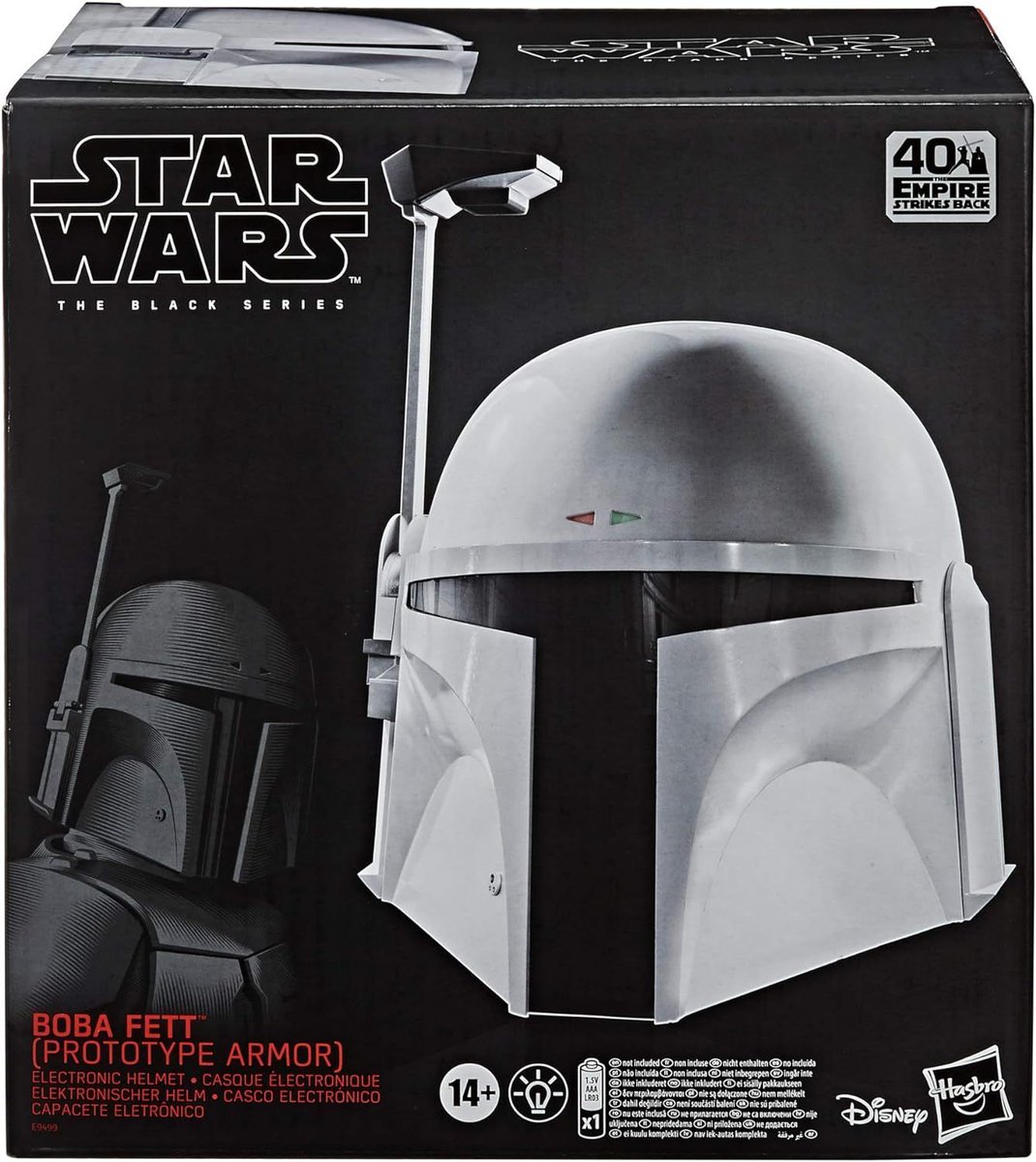 Hasbro's 'Prototype' #BobaFett helmet is back in stock at Amazon: bobafett.club/srjg4 This one was initially released in 2020, sold out in 2021, and is back for 2024 at its original price #StarWars #Cosplay #Ad