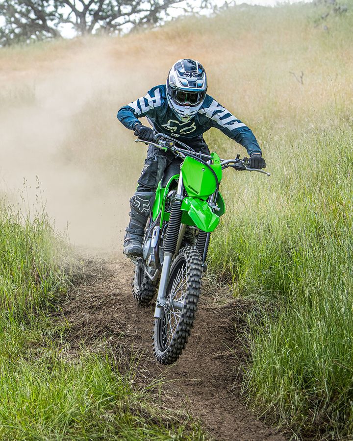 No better time to hit the trails so you can #GetOutAndPlay on the #KLX230R. #GoodTimes #Kawasaki