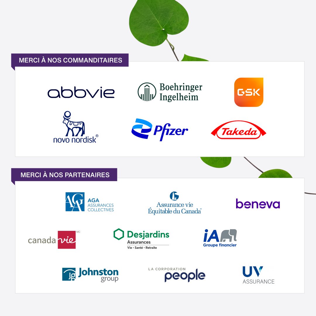 Merci à tous les commanditaires et partenaires de la 20e conférence
annuelle de TELUS Santé. 

Nous sommes reconnaissants de votre soutien alors que nous continuons à innover dans le domaine de la gestion des prestations de santé, ensemble. #TendancesPrestationsSante