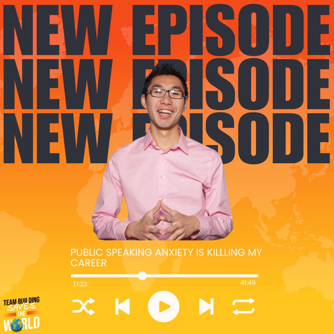 Butterflies in your stomach before a presentation?

This weeks episode with Kit Pang of @Boston_Speaks is your antidote! Learn radical mindset shifts to conquer #publicspeaking anxiety and become a confident communicator🎙️bit.ly/49RUPJn

#TeamBuildingTuesdays