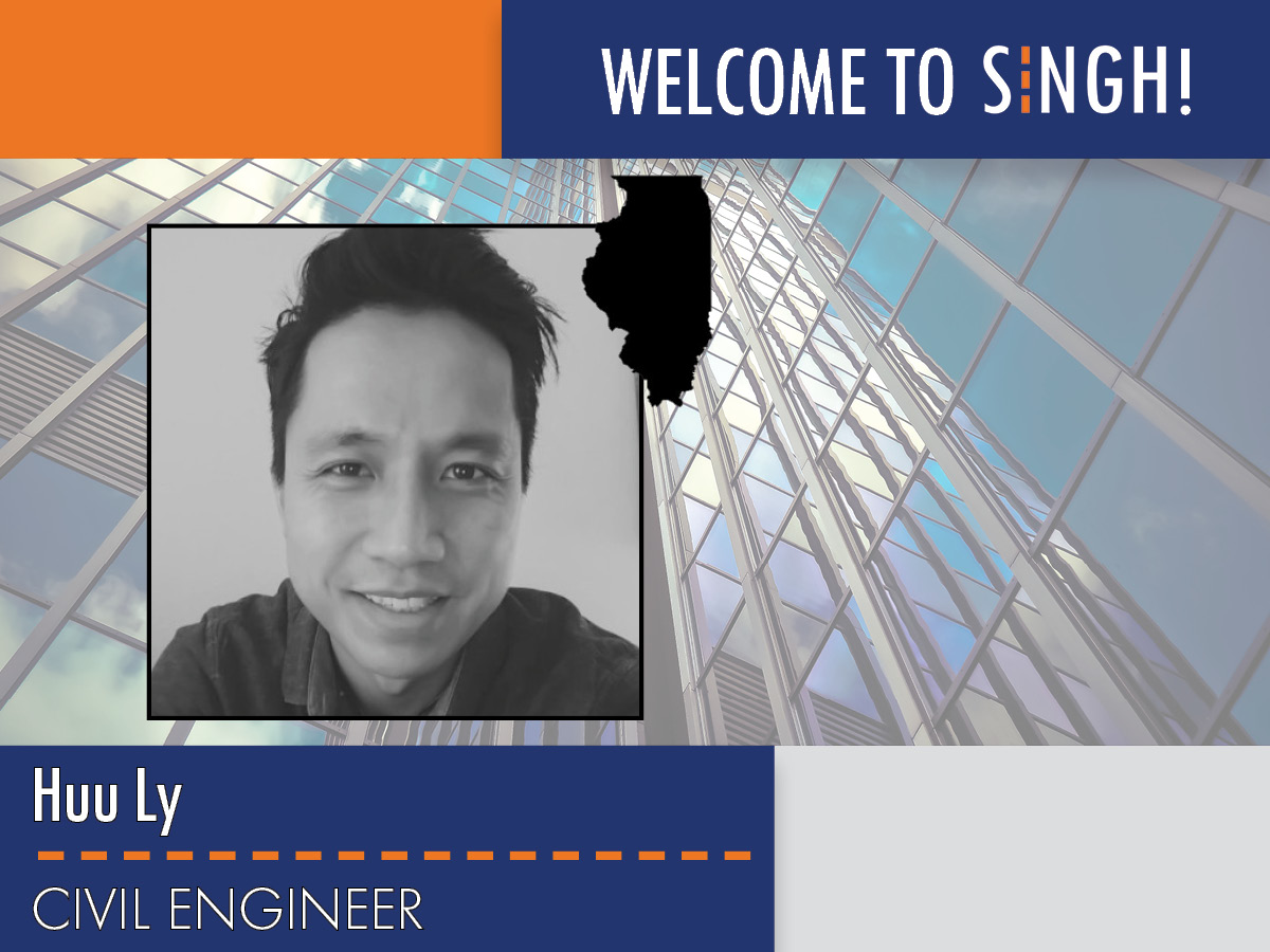 We are excited to welcome Huu Ly to the SINGH family!

Huu is joining our Transportation department as a Civil Engineer in SINGH’s Chicago Headquarters.  

#SINGHFamily #EmployeeHighlight #civilengineer #WelcomeToTheFuture