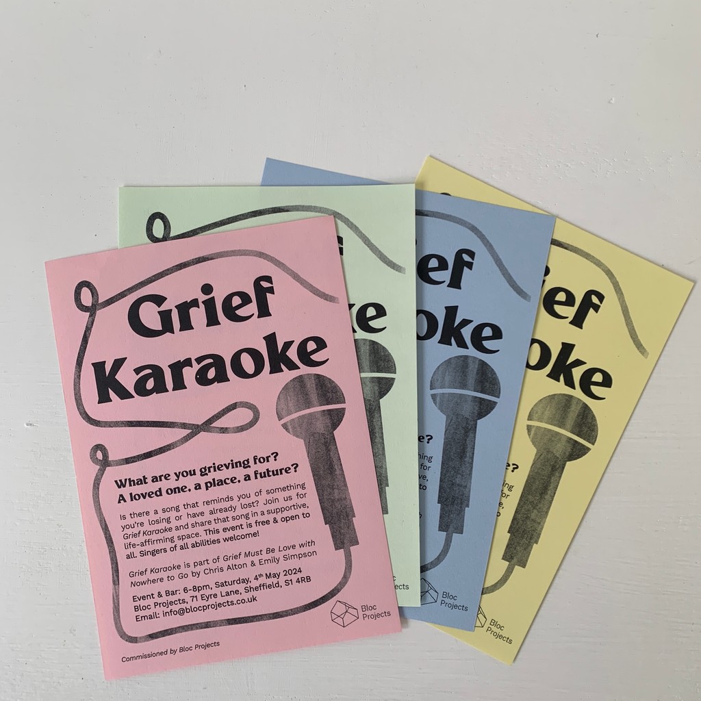 🎤 Grief Karaoke ~ Sat 4th May 6-8pm ⁠ This Saturday (4th May) we will be hosting Grief Karaoke, as part of ‘Grief Must Be Love with Nowhere to Go’ by Chris Alton & Emily Simpson. ⁠ Free & open to all. Just show up! Singers of all abilities are welcome.⁠