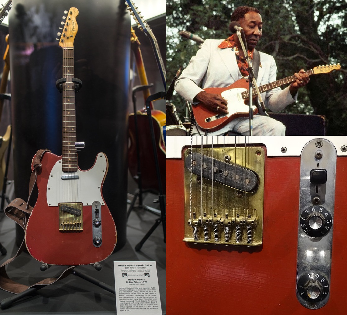 Remembering Muddy Waters, the father of modern Chicago Blues, who died on this day in 1983.
Muddy Water's 'The Hoss' 1958 Fender Telecaster (serial no. 026176) #guitar #Fender #Telecaster #FamousGuitar #MuddyWaters #TeleTuesday