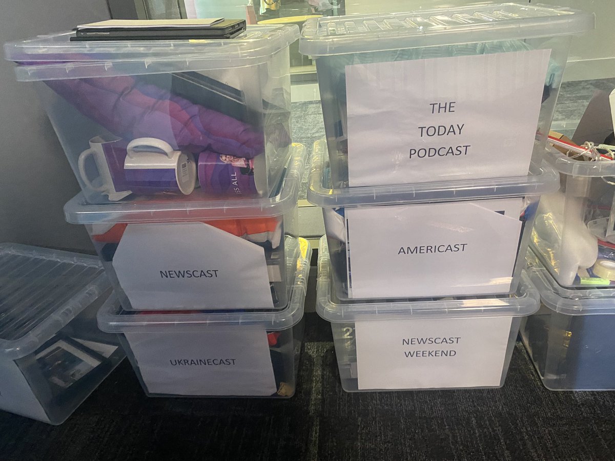 This is surely think tank nirvana…! The BBC’s podcast studio with a buffet of pods-in-a-box! The missing one is #GlobalStory that we recorded today. Thanks to host @BBCkatyaadler and fellow guest @BenChu_ Listen out on Thursday #RussiaMustPay
