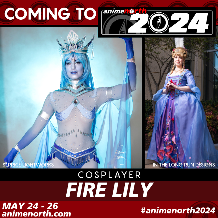 #GuestAlert

We are excited to announce that cosplayer Fire Lily will be joining us for #AnimeNorth2024 - May 24 to 26 in Toronto!

For more info and tickets, go to animenorth.com