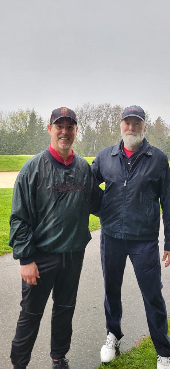 Richard Griffin (@rgriffbaseball) on Twitter photo Played golf this morning on my 70th birthday inspired by a new life goal of shooting my age. Seen here with my buddy Dave Morneau after my 70th shot of the day. Unfortunately it came on the 14th hole which flag can be seen behind us. <a href="/CopetownWoods/">Copetown Woods Golf Club</a> #CopetownWoods Played golf this morning on my 70th birthday inspired by a new life goal of shooting my age. Seen here with my buddy Dave Morneau after my 70th shot of the day. Unfortunately it came on the 14th hole which flag can be seen behind us. <a href="/CopetownWoods/">Copetown Woods Golf Club</a> #CopetownWoods