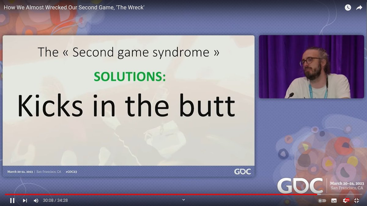 If you don't have time to watch Florent's GDC talk that was just put online (youtu.be/yeyMASDMfB4?si…), here's a summary in one screenshot: