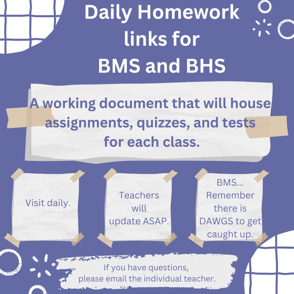 Homework Links