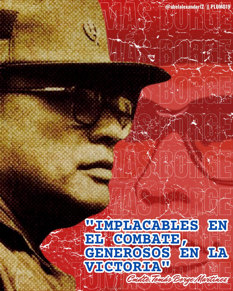 ✨️ Las palabras del Comandante Tomas Borge llegan a lo profundo de los corazones revolucionarios y son guía de nuestros Pasos ❤️🖤 'IMPLACABLES EN EL COMBATE, GENEROSOS EN LA VICTORIA' Cmdte Tomas Borge Martinez ✊🏻✨️ #SoberaníayDignidadNacional #SomosPLOMO19