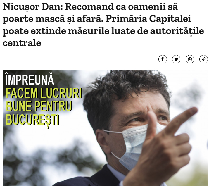 Nicușor un primar pentru poporul sclavagist! Dictatura e bună dacă zic stăpânii de la WEF!