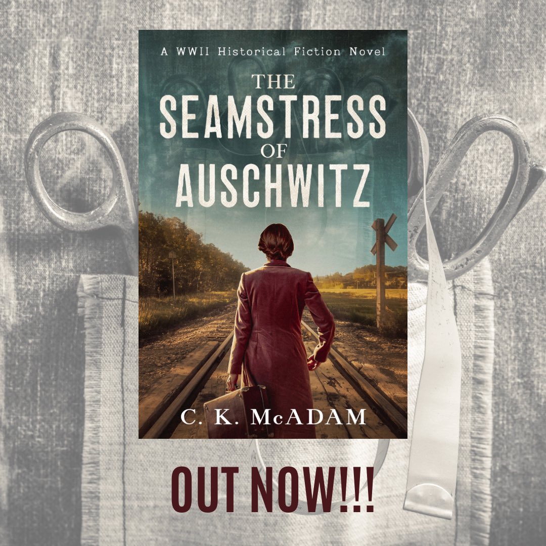 Official Release! The Seamstress of Auschwitz is out now! a.co/d/9AqldVB Available in paperback, hardback, ebook, and in KU. #NewRelease #HistoricalFiction #WWII #readingcommunity #BookTwitter #booktok #KindleUnlimited #kindle #booklovers