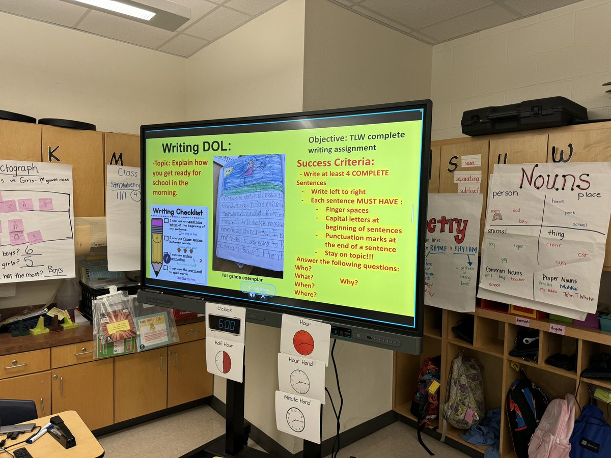 It’s writing time for 1st grade scholars in Ms Fobb’s class! Success criteria ✅ DOL ✅ Writing checklist ✅ exemplar ✅ @LANschools @LAJohnTWhite @Drmamouton @MaestraMrsGomez