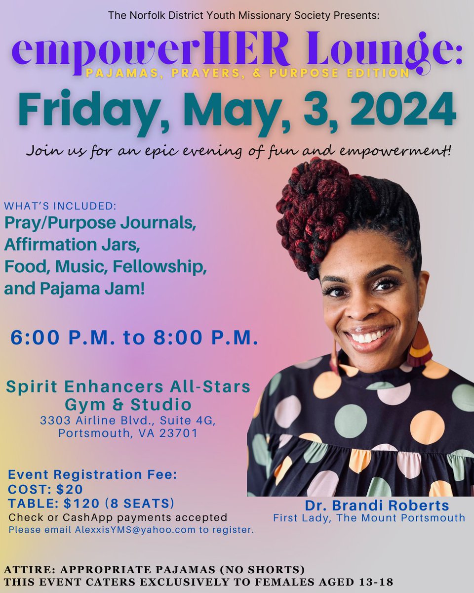 Incredibly grateful for what I call our extended family at The Mount! I was able to have @DrKeshB the first year I hosted Denim & Pearls and this year I get to have Dr. Brandi Roberts hosting empowerHER: Pajamas, Prayers, + Purpose with some teenage girls. #GirlPower