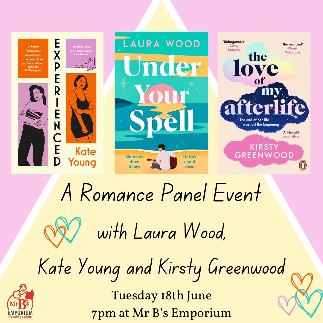 We’ve got a brand new event announcement for you - our first ever Romance Panel, with three of our favourite authors! 💞 Tickets below 👇