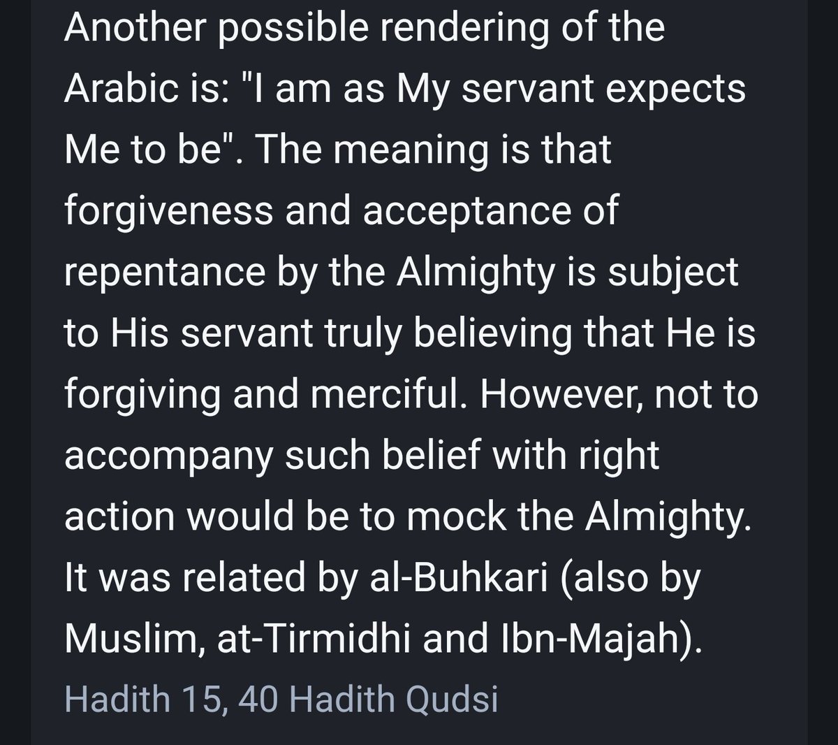 This hadith ❤️❤️