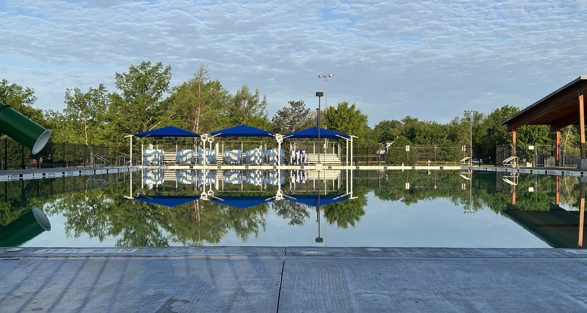 We are feeling a bit “reflective” this morning at City Park Waterpark.
