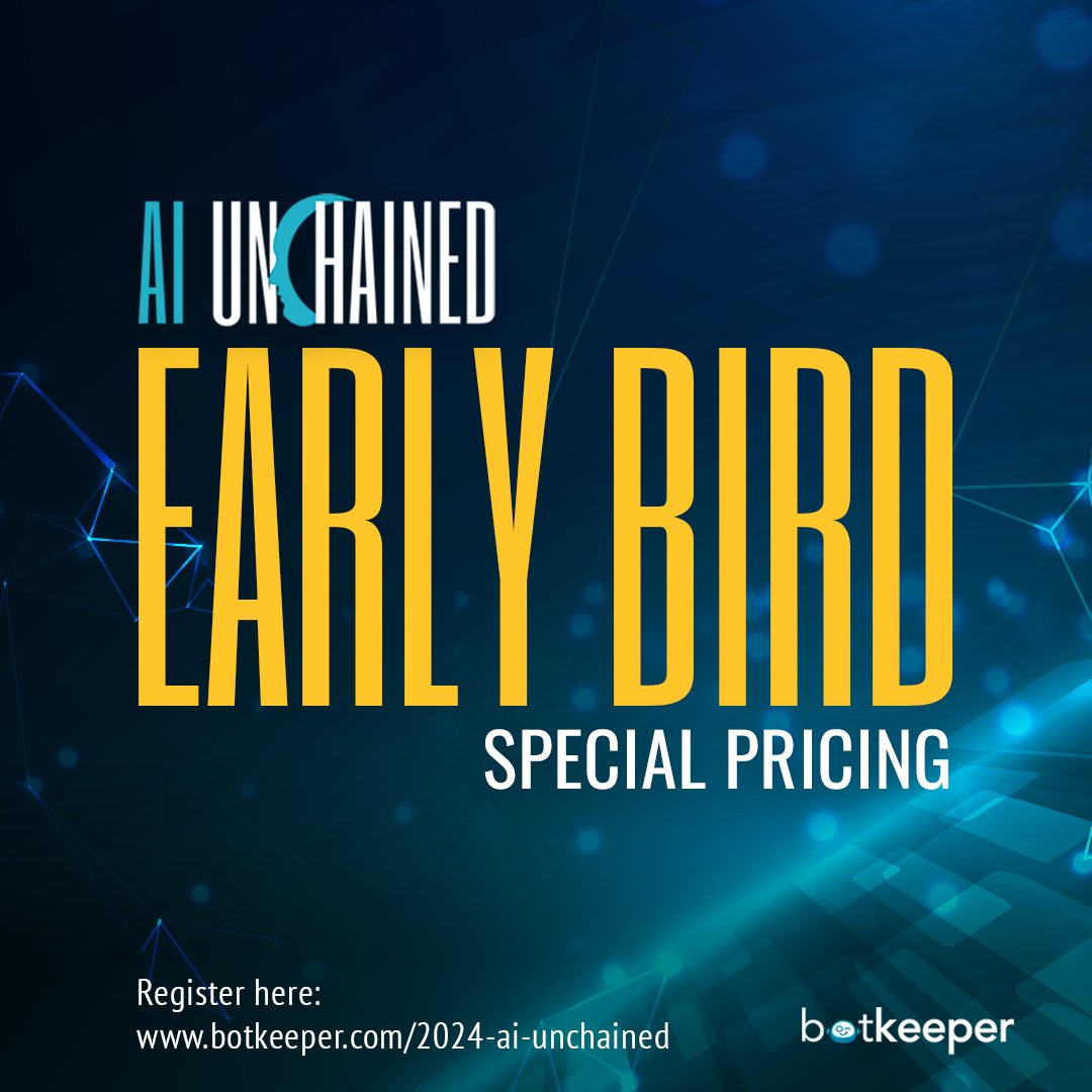 AI Unchained happens Oct. 8-10 in Santa Rosa, CA. Save a ton of money with Early Bird pricing, available for a limited time. Virtual option available. You won’t want to miss this celebration of accounting intelligence! bit.ly/3Ubue5x
