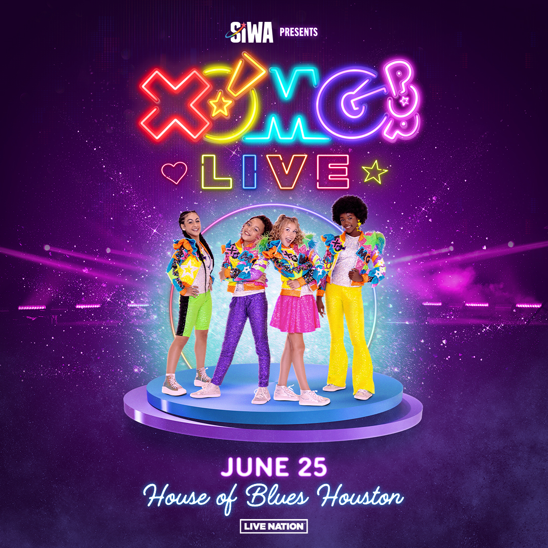 JUST ANNOUNCED: Siwa Presents XOMG POP! LIVE at House of Blues Houston on June 25! 💜 Presale: Wed, 5/1 at 10AM | Code: SOUNDCHECK ⭐ On sale: Thu, 5/2 at 10AM 🎟️ livemu.sc/4dgOZUT