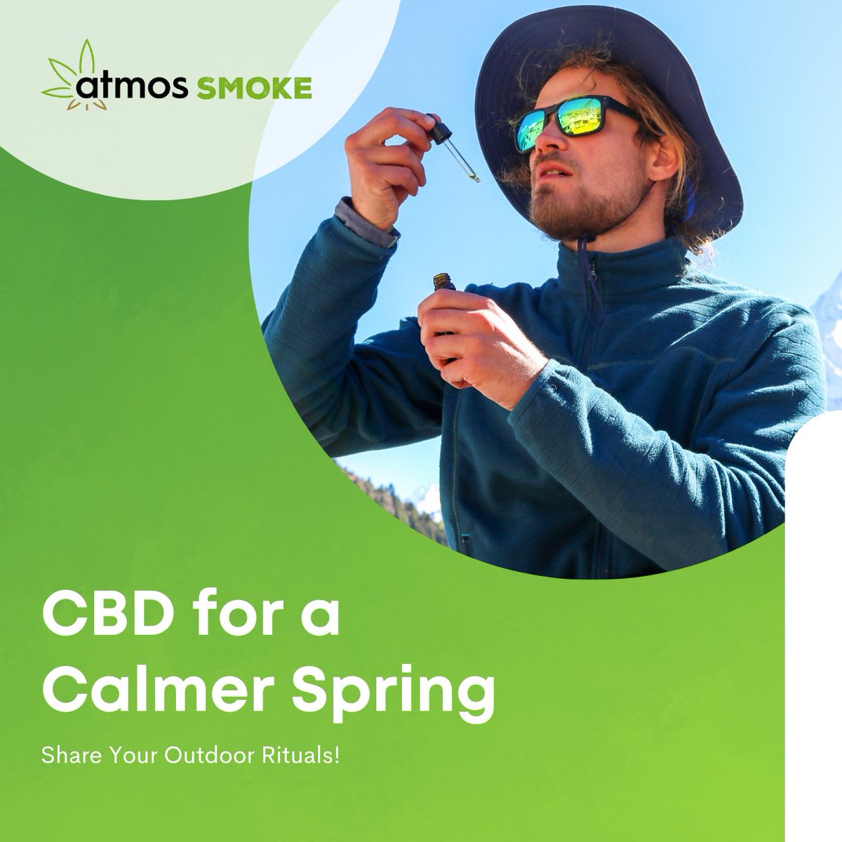 Spring vibes and feeling good, thanks to some #CBD! Share your favorite outdoor activity with Atmos CBD in the comments section below! 🌷

#AtmosCBD #Spring #Outdoors #AtmosSmoke
