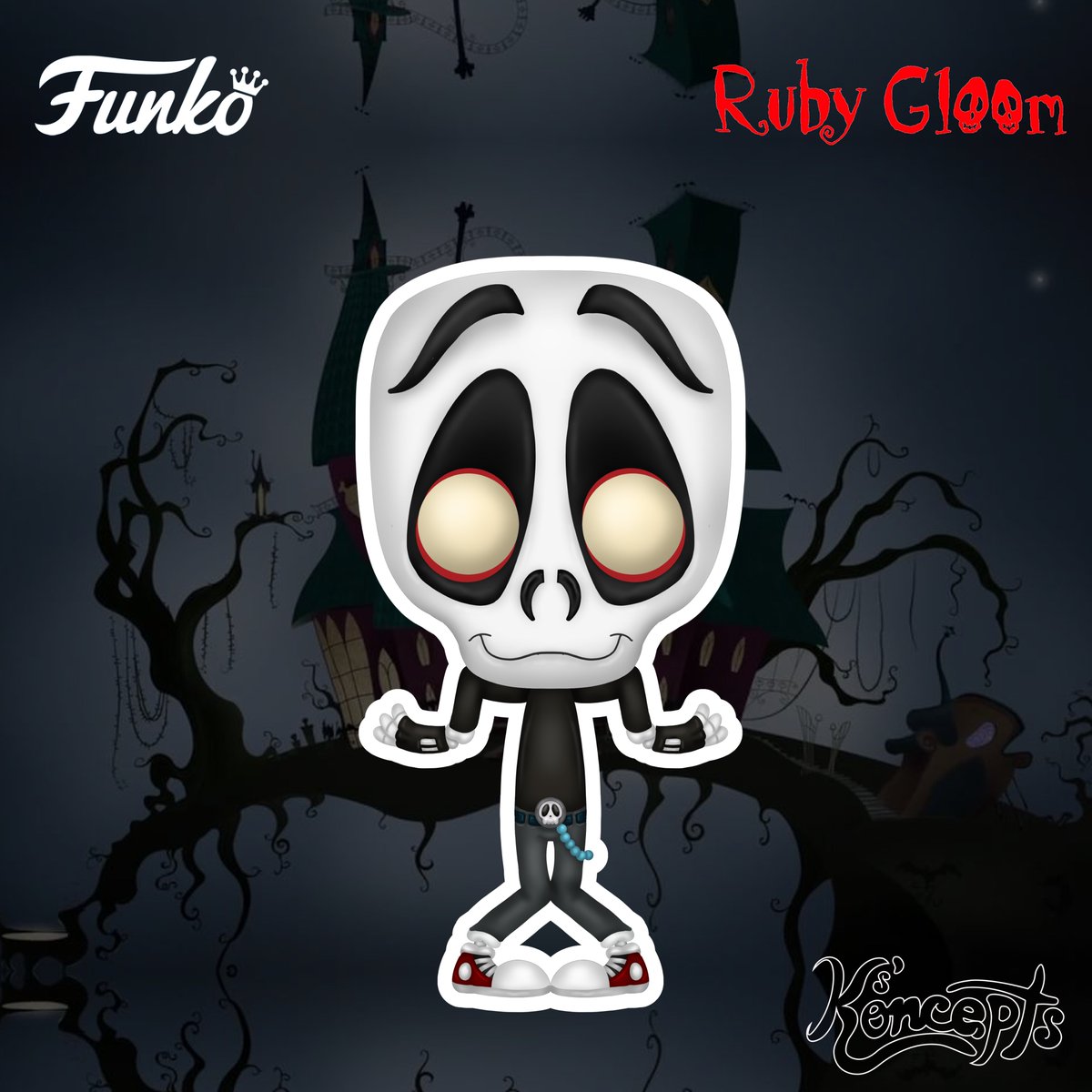 #786 Funko Pop! Box & Pop Concept: Skull Boy (Ruby Gloom)  

#scottmccord #rubygloom #doomkitty #misery #iris #skullboy #poe #frank #len #scaredybat #booboo #funkopopconcept #funkopop #funkoconcepts #funkopopart #funkoart #funkopopconcept #ksfunkoconcepts