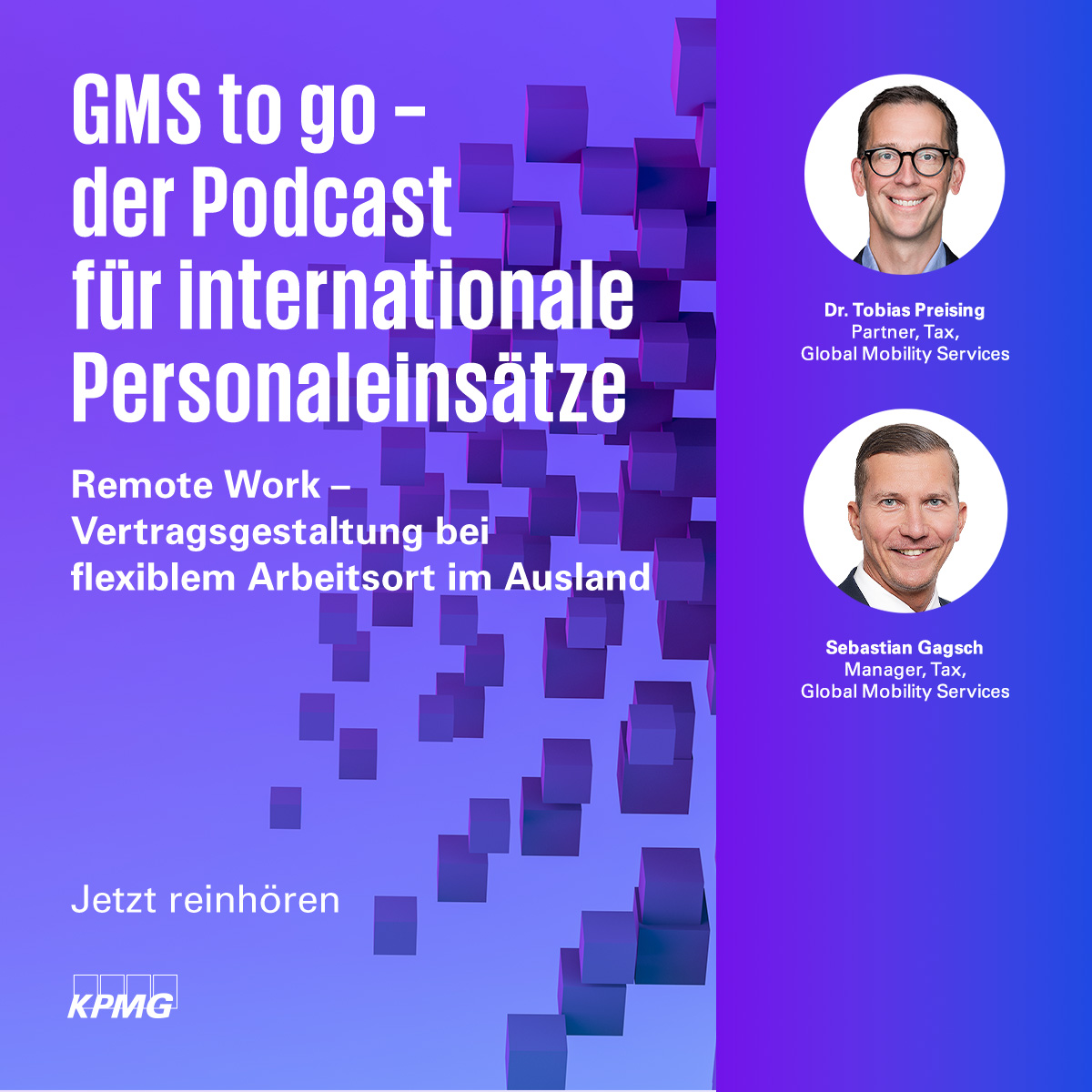 Die neue Folge unserer Global-Mobility-Podcastreihe „GMS to go“ ist da. Im Fokus: Die Vertragsgestaltung rund um Remote Work und Work from Anywhere. Jetzt reinhören: hubs.ly/Q02vxcH80 
#remotework #hr #newwork